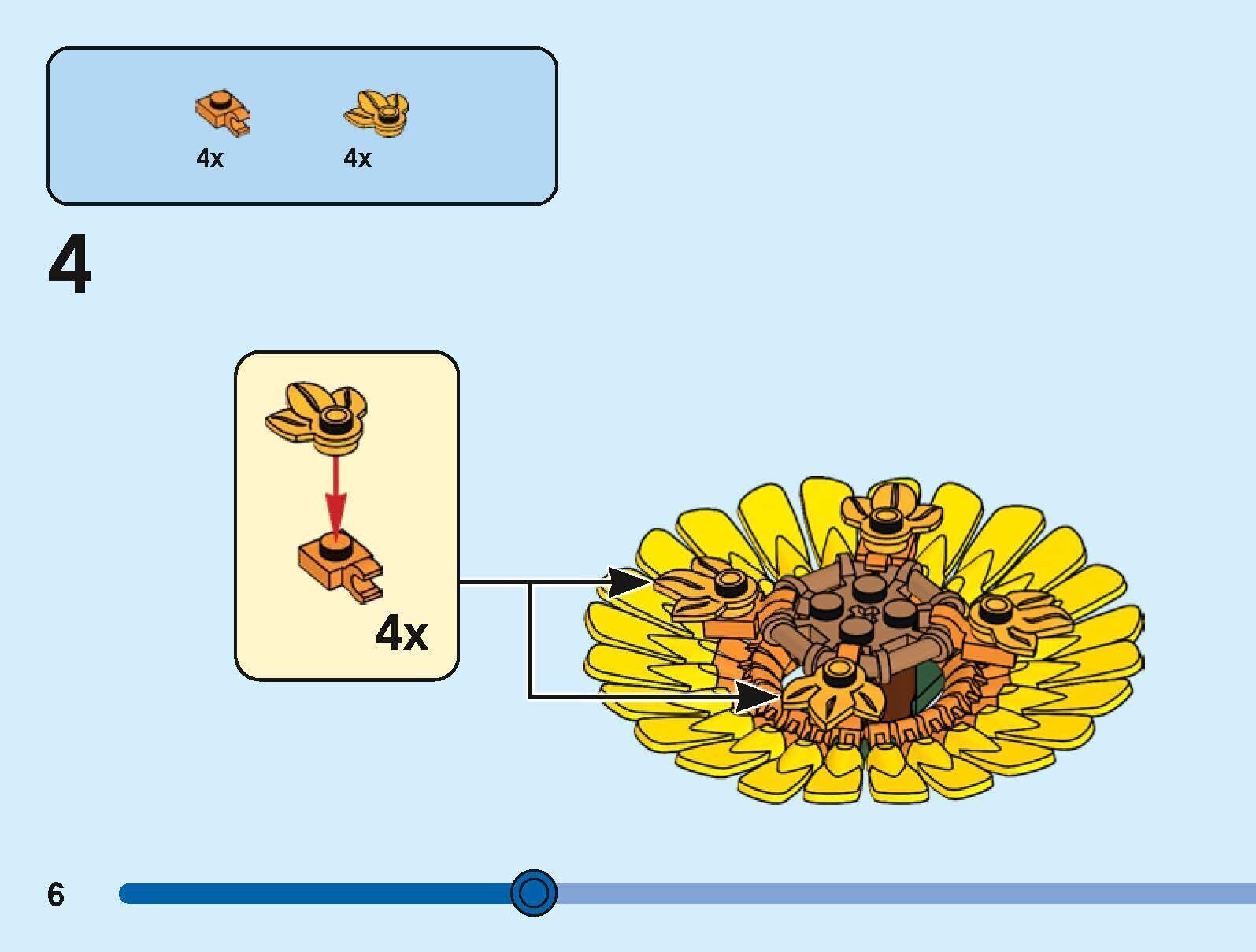 TwindBricks3D - 40524 Sunflowers 3D print model_9