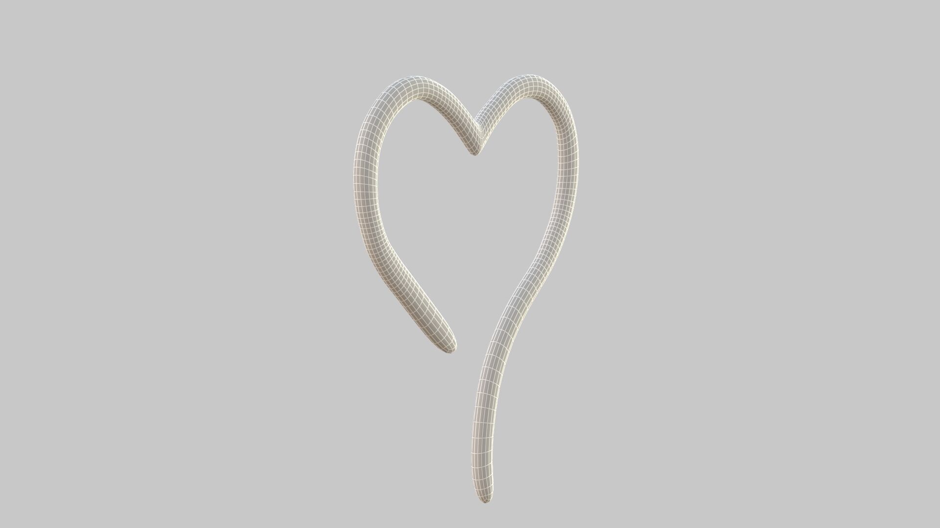 Heart icon v 28 3D model_8