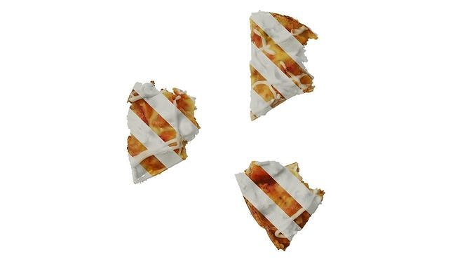 Anydrafts Bitten pizza slices 05 Texture