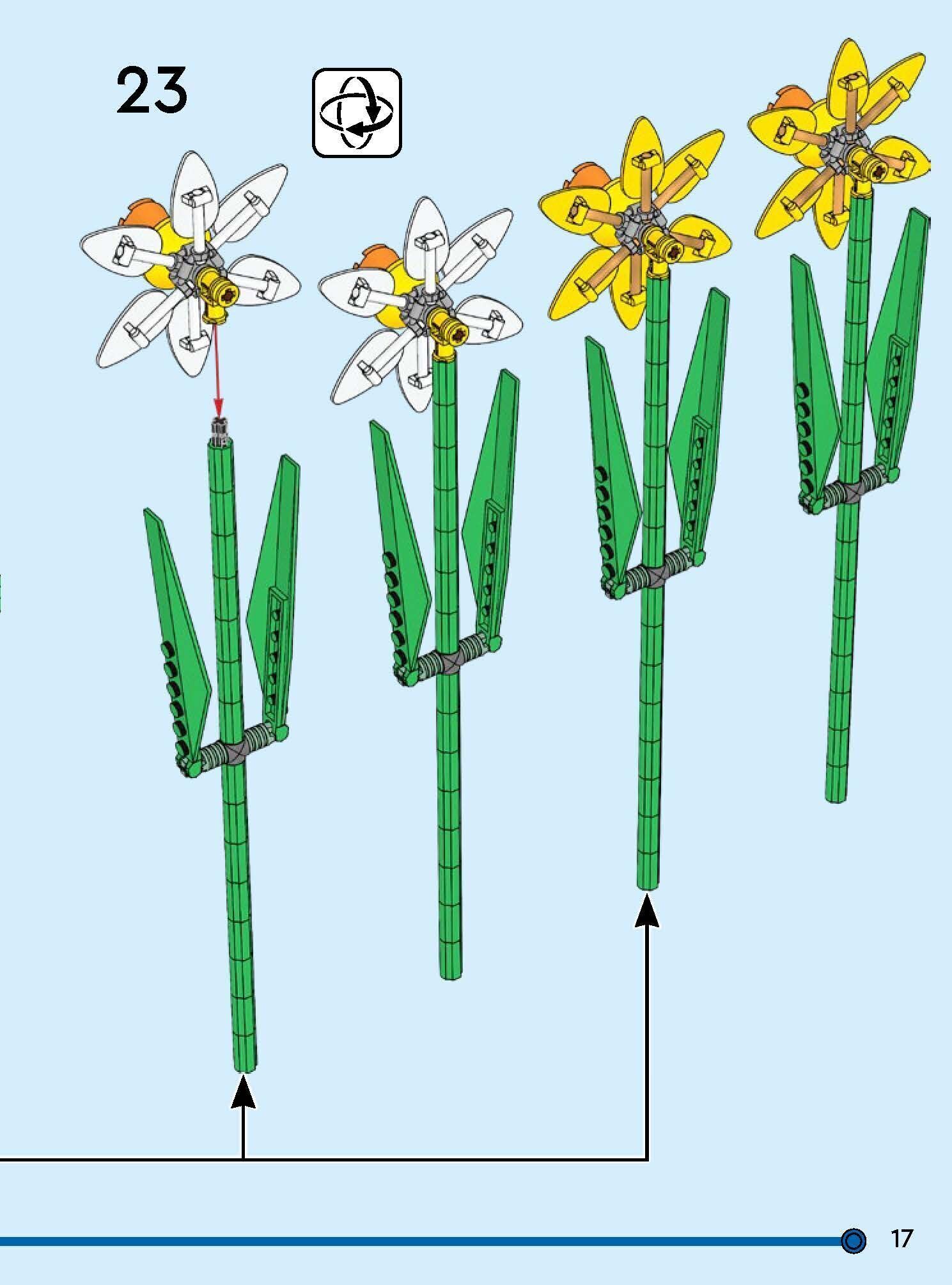 TwindBricks3D - 40747 Daffodils 3D print model_15