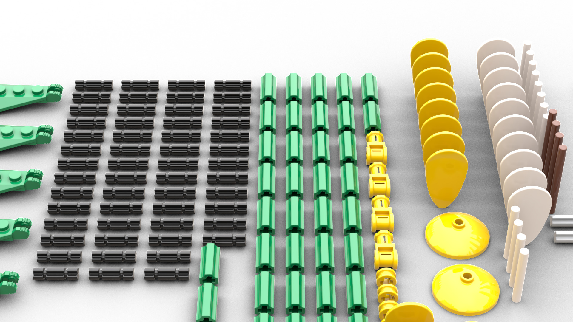 TwindBricks3D - 40747 Daffodils 3D print model_1