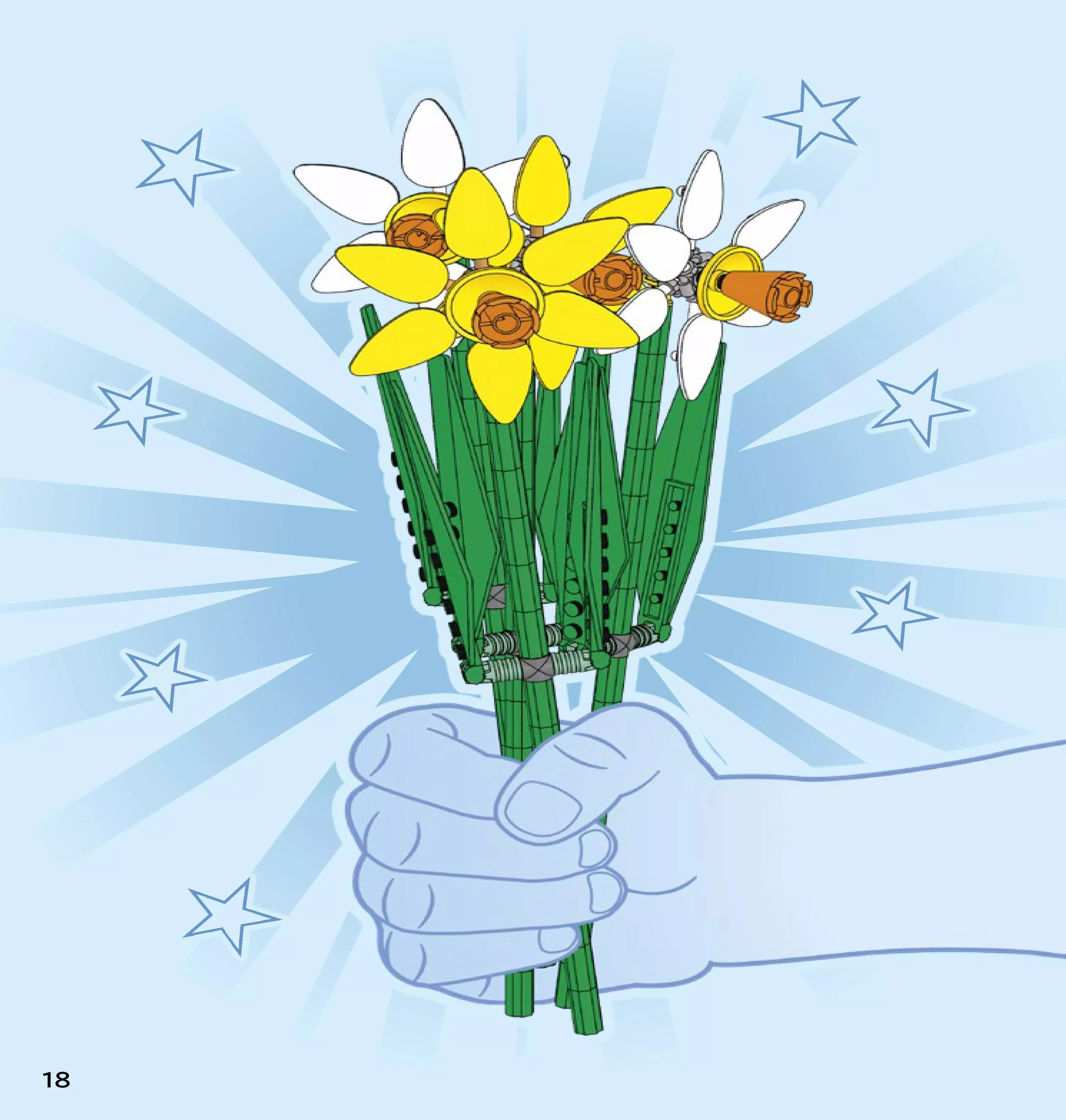 TwindBricks3D - 40747 Daffodils 3D print model_46