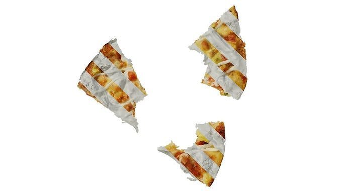 Anydrafts Bitten pizza slices 06 Texture