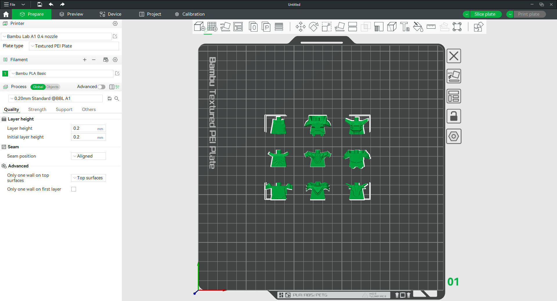 TwindBricks3D - Minifigures Armor Pack 1 3D print model_3