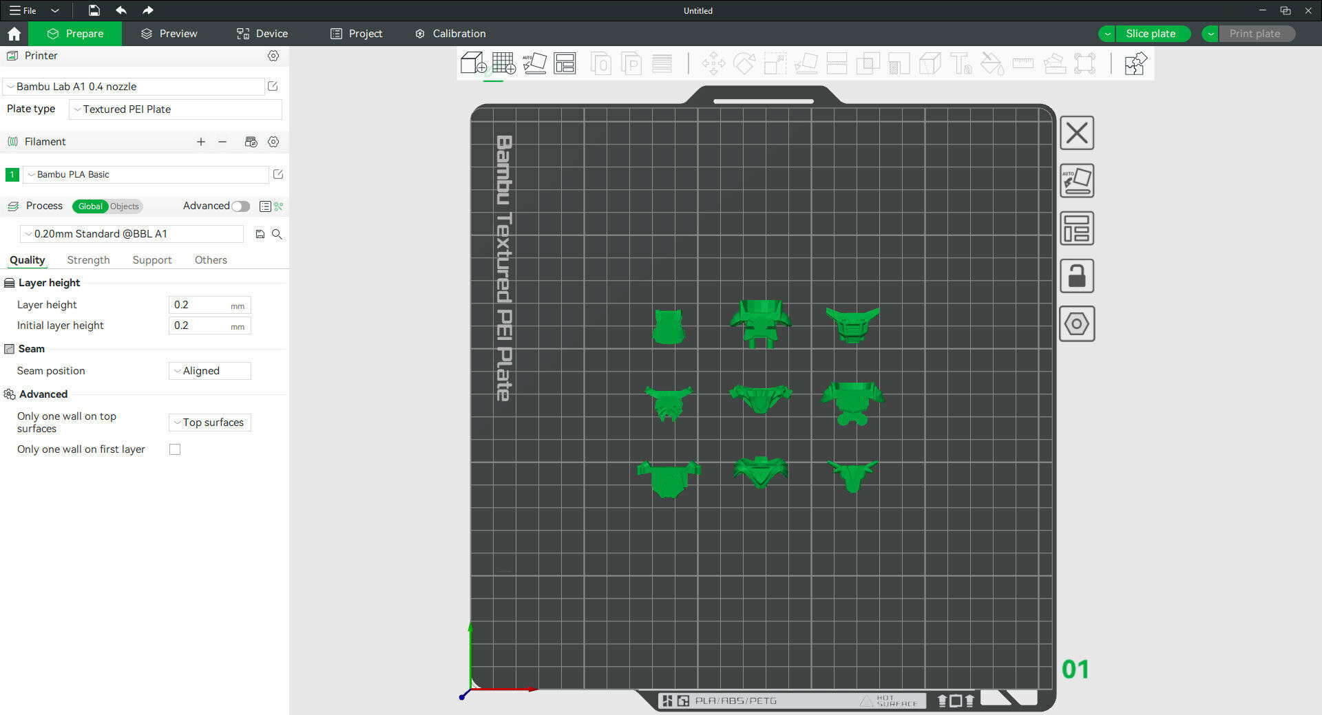 TwindBricks3D - Minifigures Armor Pack 1 3D print model_4