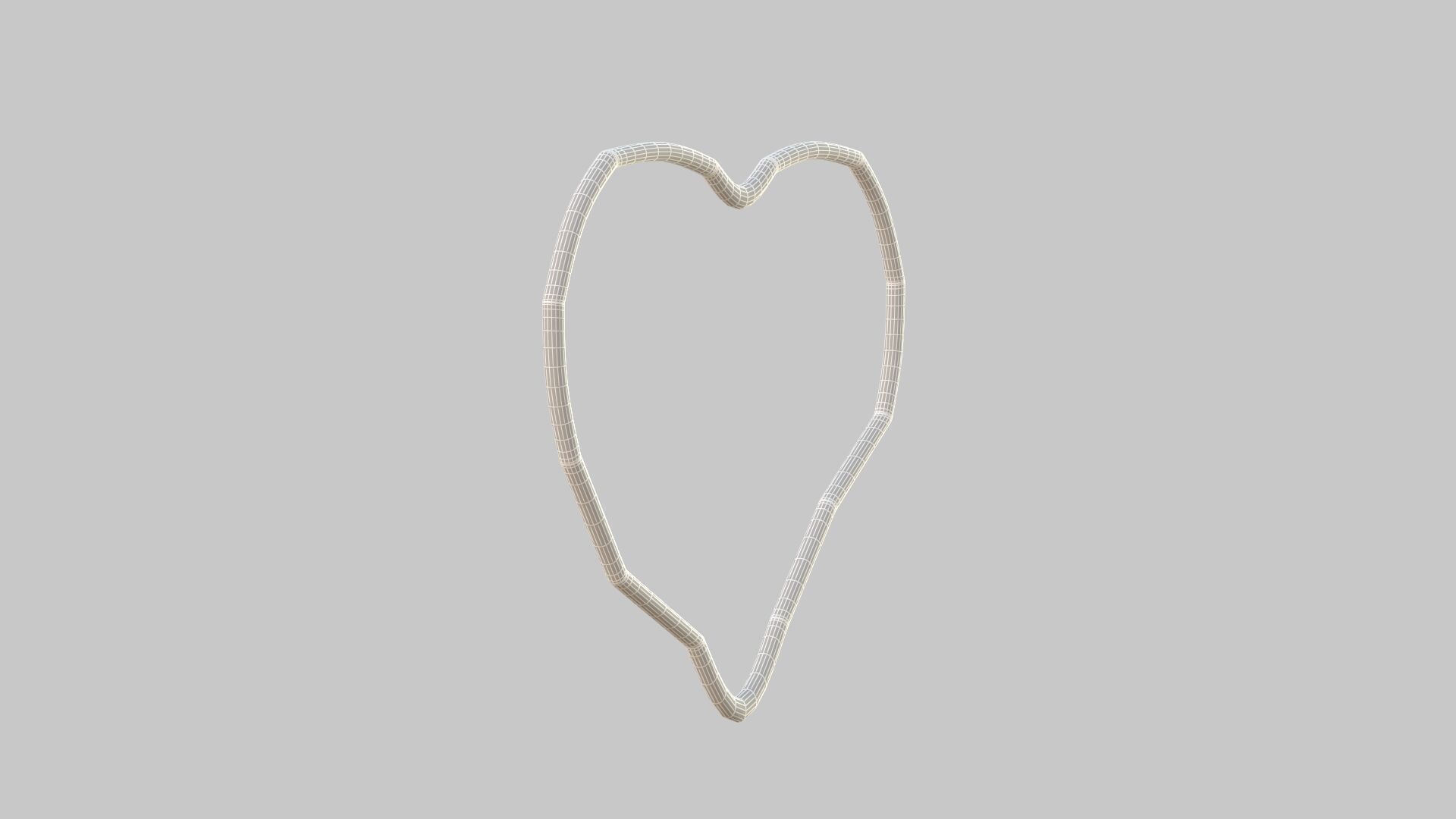 Heart icon v 32 3D model_8