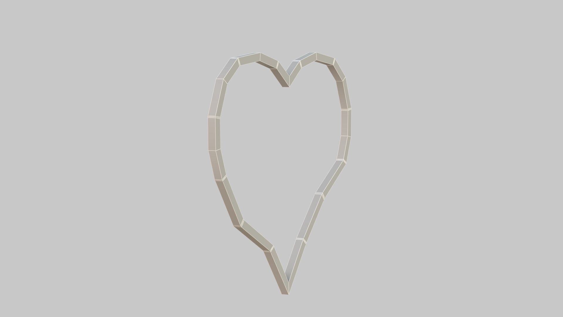 Heart icon v 32 3D model_10