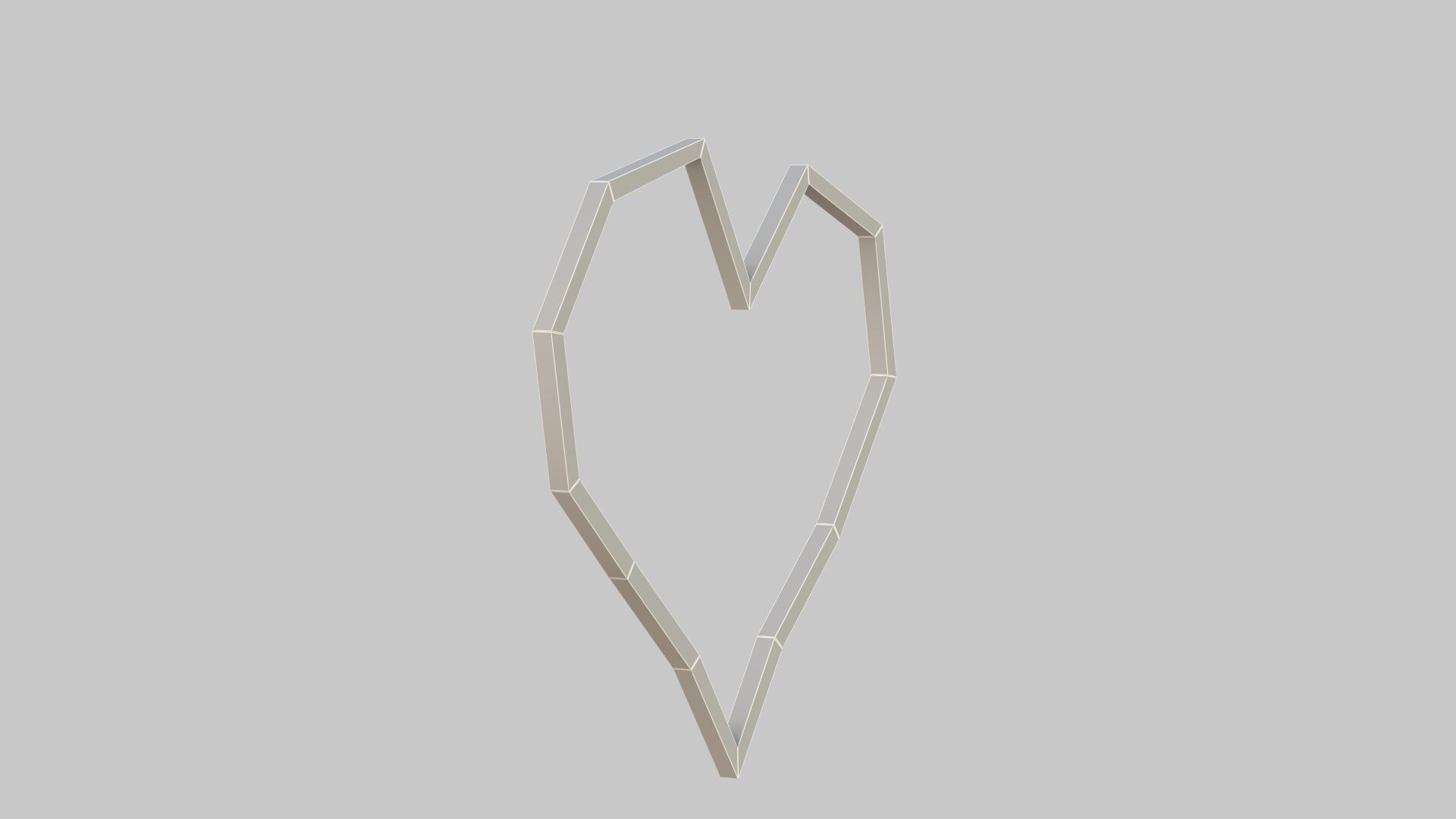 Heart icon v 33 3D model_10