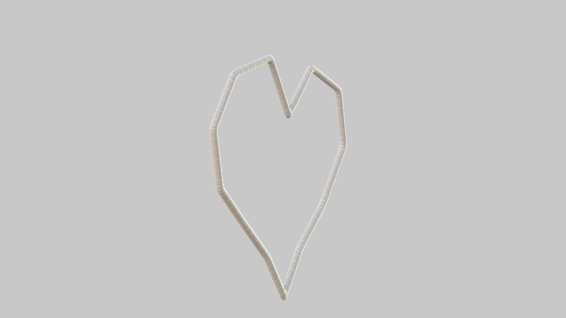 Heart icon v 33 3D model_8