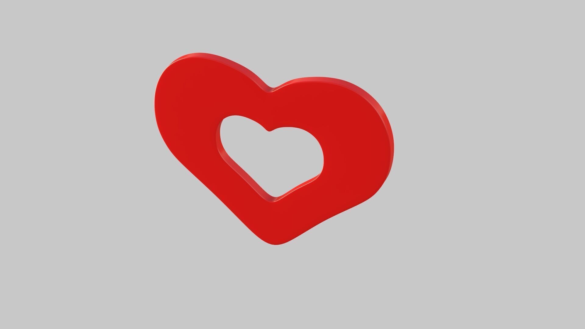 Heart icon v 16 3D model_5