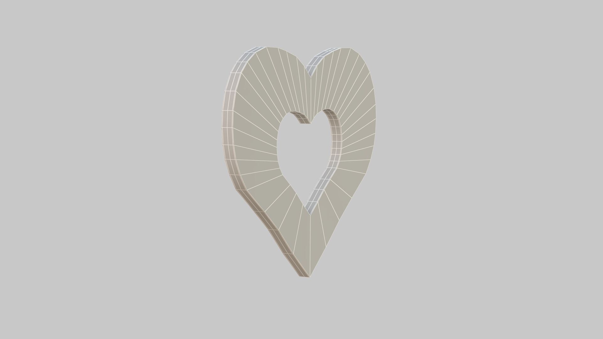 Heart icon v 16 3D model_10