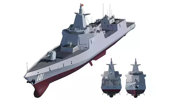 Chinese Navy Type 055 Destroyer 10000-tonne large Renhai class 