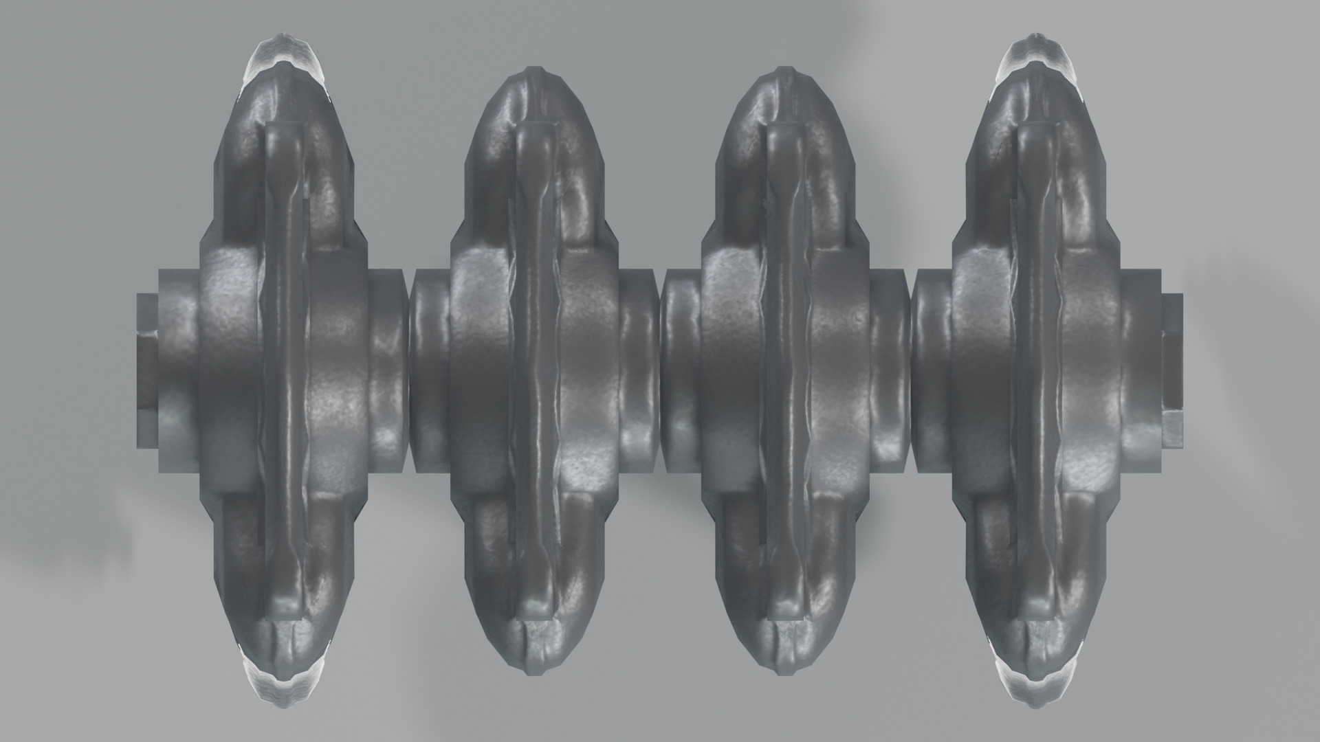 Epoca Cast Iron Radiator 2C4 3D model_2