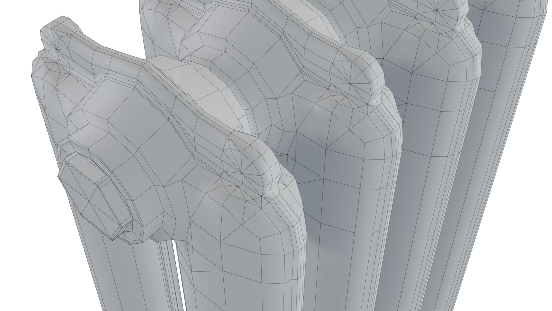 Epoca Cast Iron Radiator 2C4 3D model_9