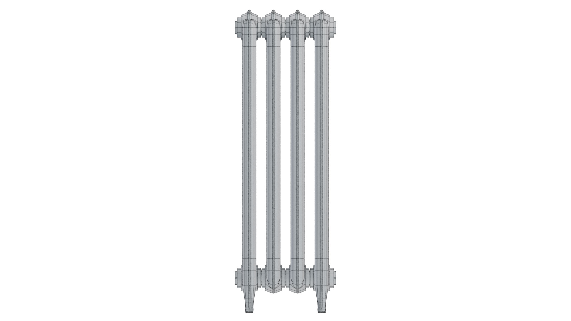Epoca Cast Iron Radiator 2C4 3D model_8