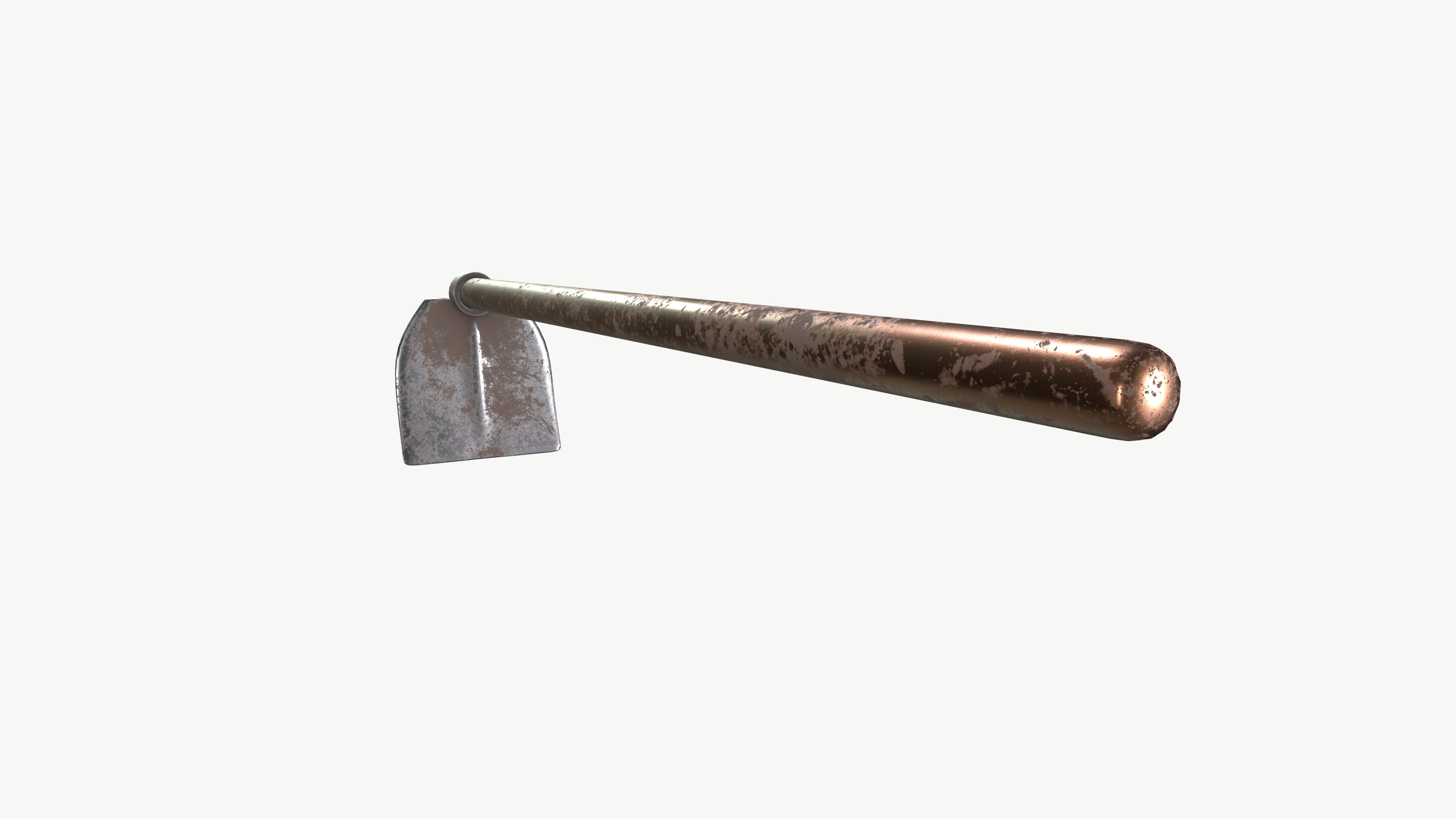 Spade Low-poly 3D model_3