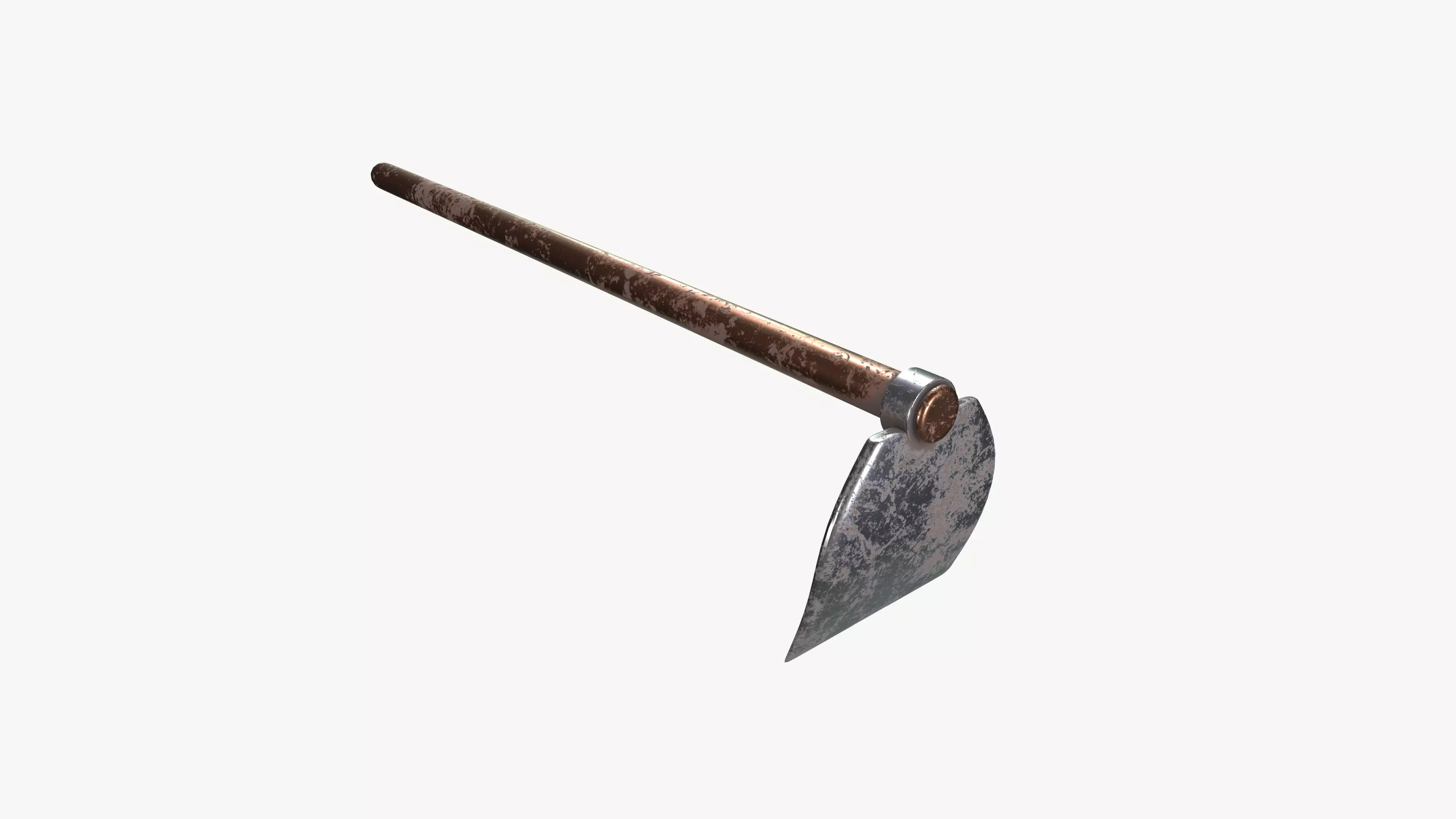 Spade Low-poly 3D model_0