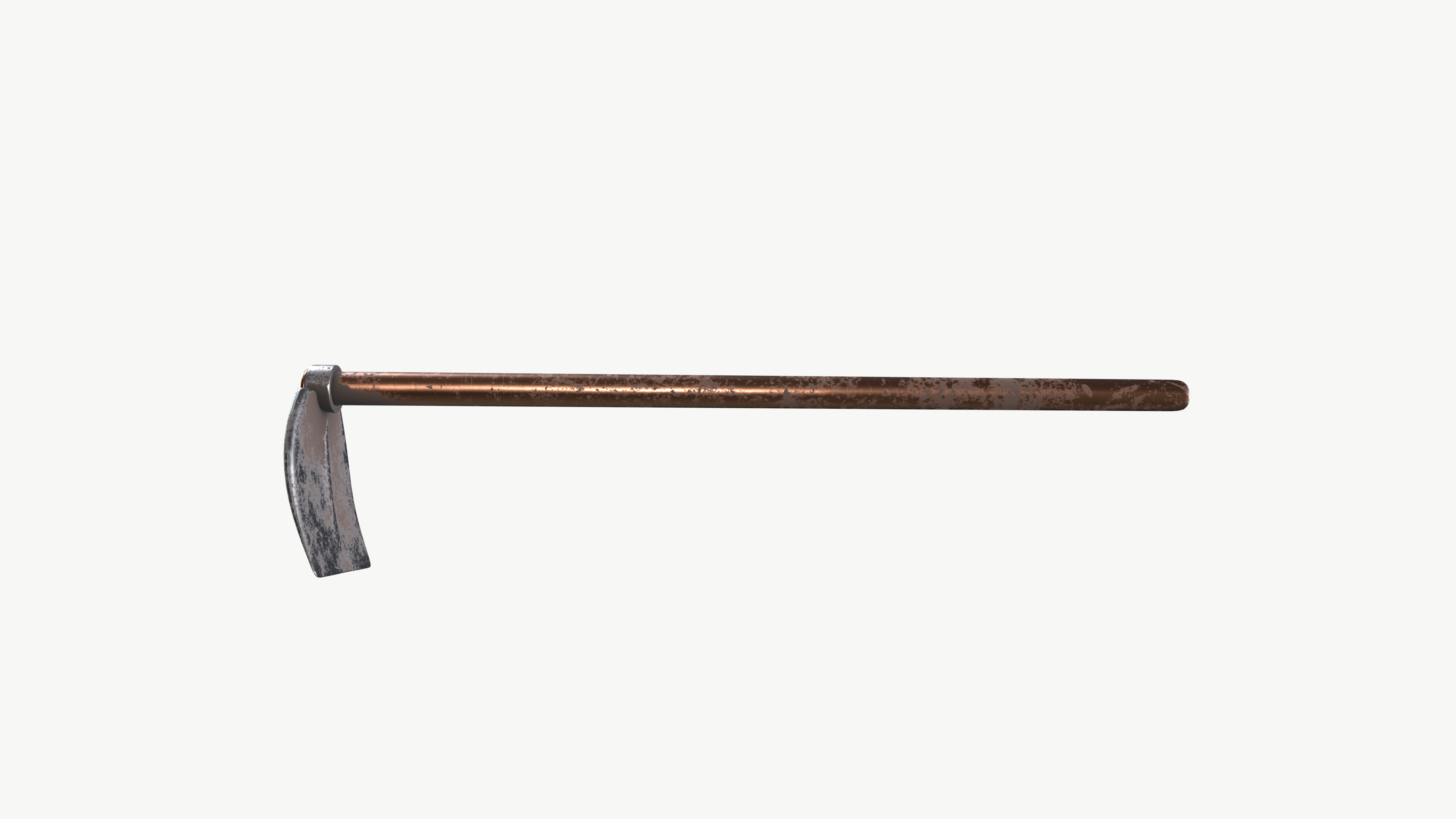 Spade Low-poly 3D model_6