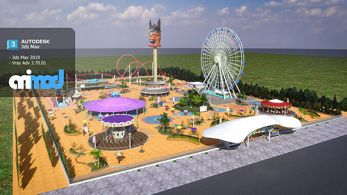 Tw Amusementpark 3D model