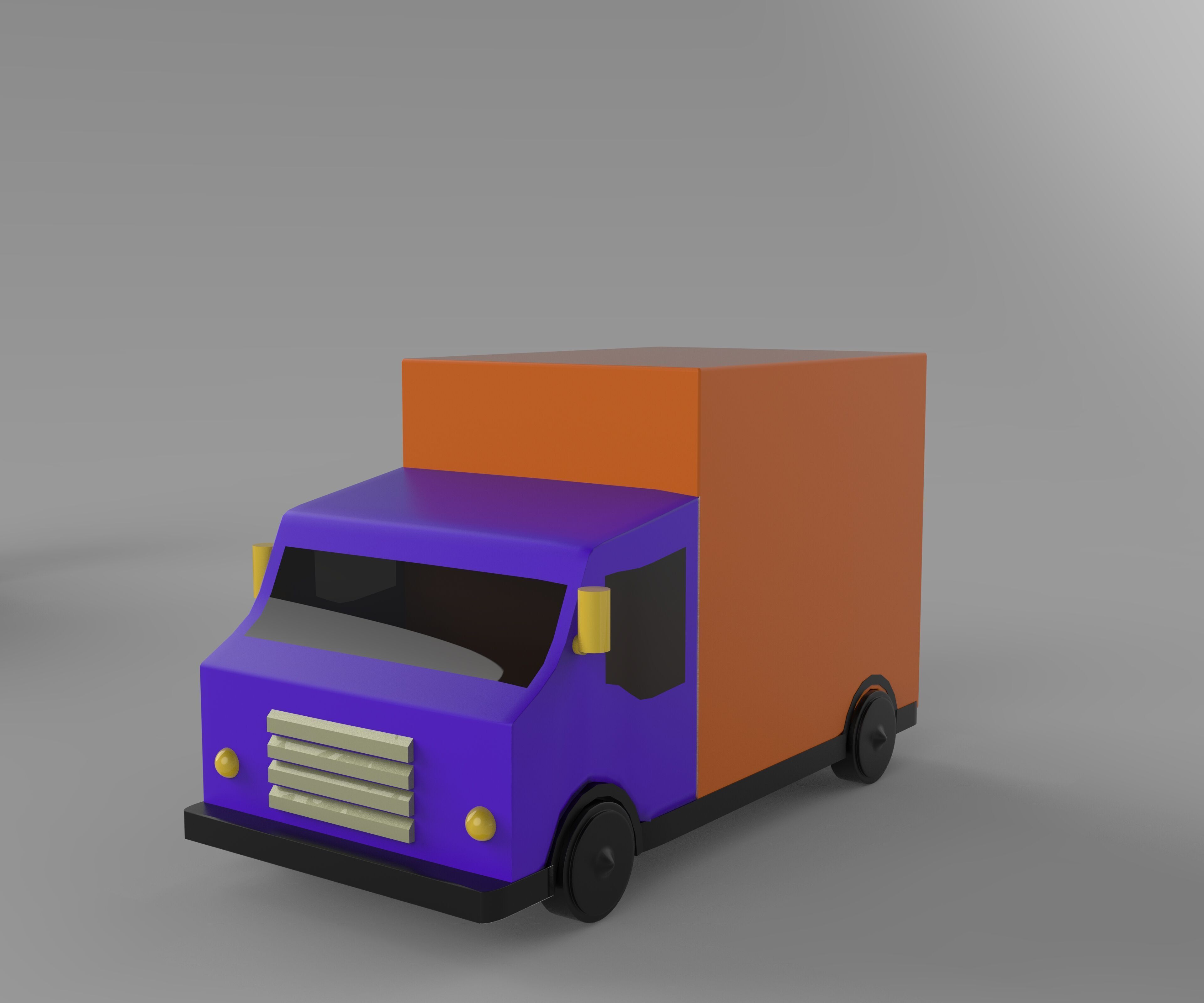 Low Poly Emergency  Utility Vehicles Pack 3D Model Collection Low-poly 3D model_1