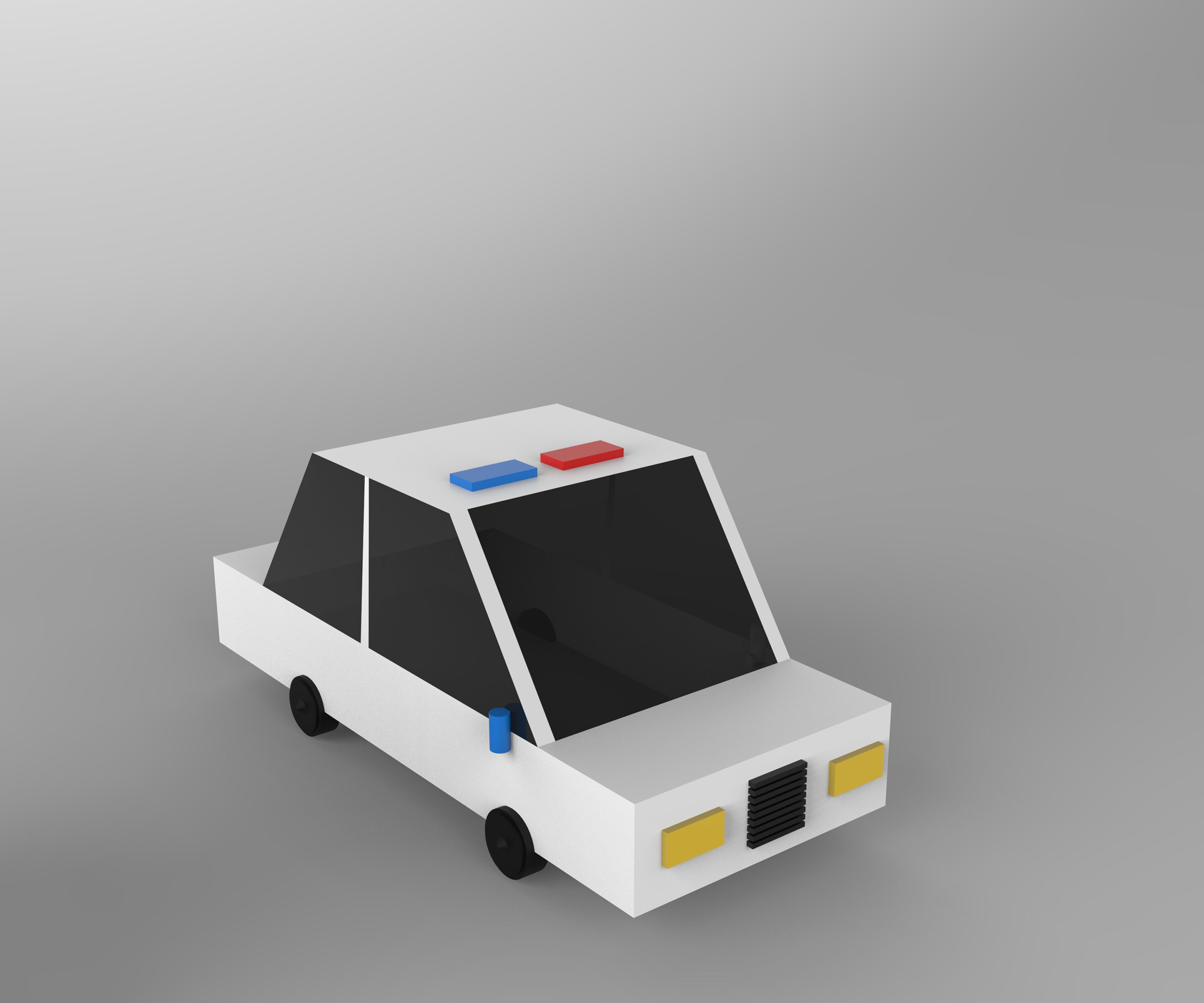 Low Poly Emergency  Utility Vehicles Pack 3D Model Collection Low-poly 3D model_2