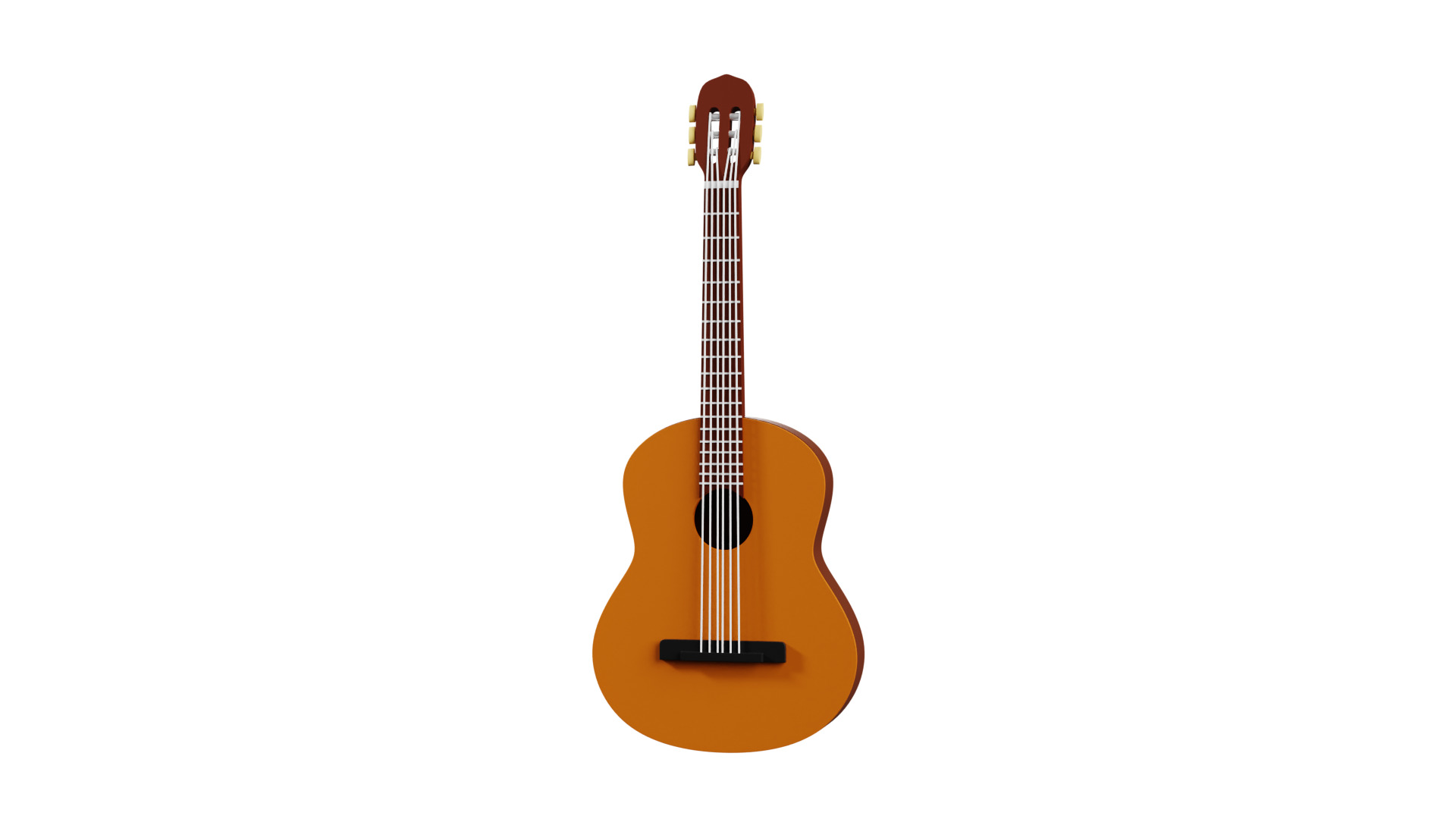 3d Guitar 3D model_5