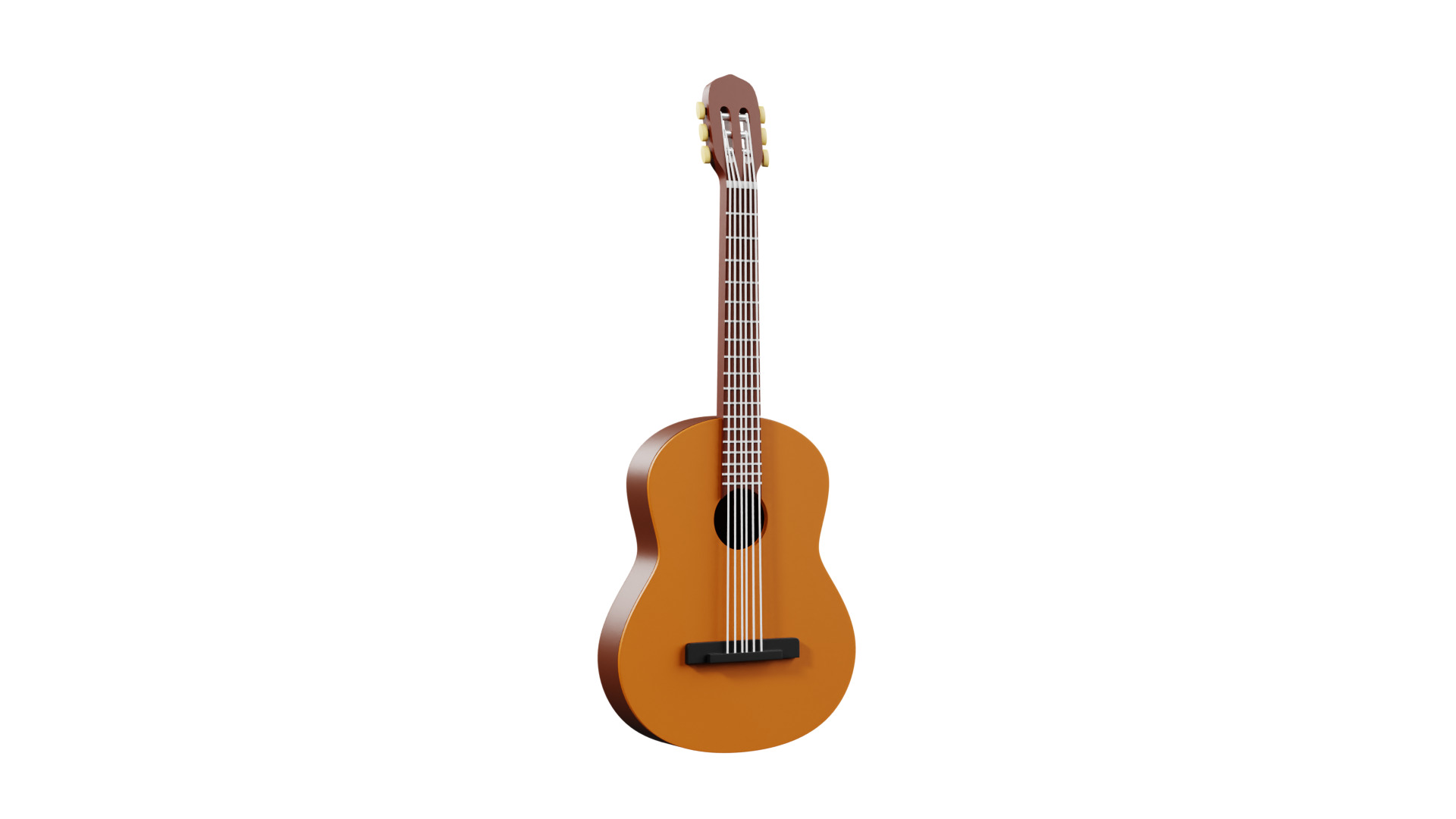 3d Guitar 3D model_1