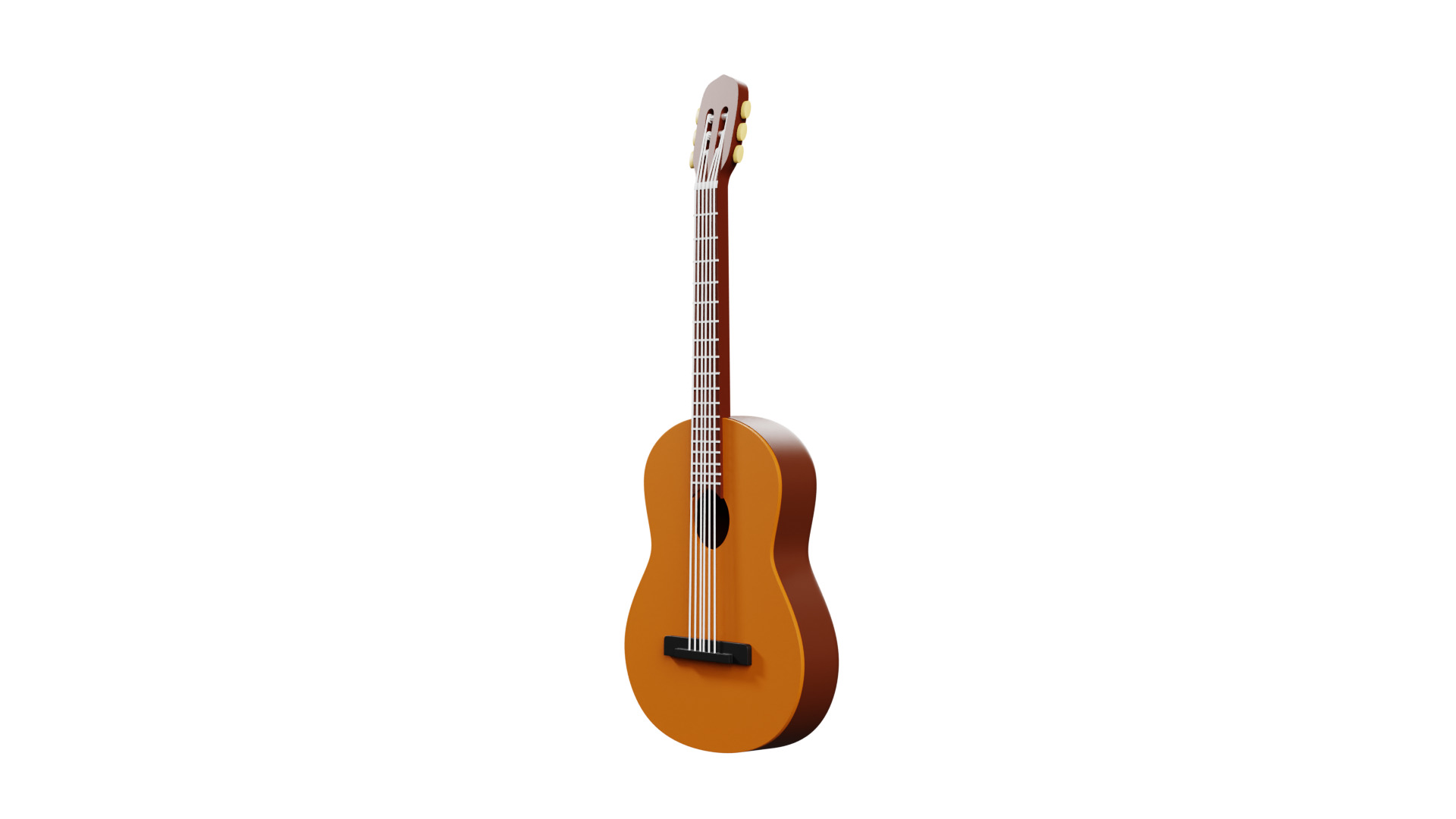 3d Guitar 3D model_7