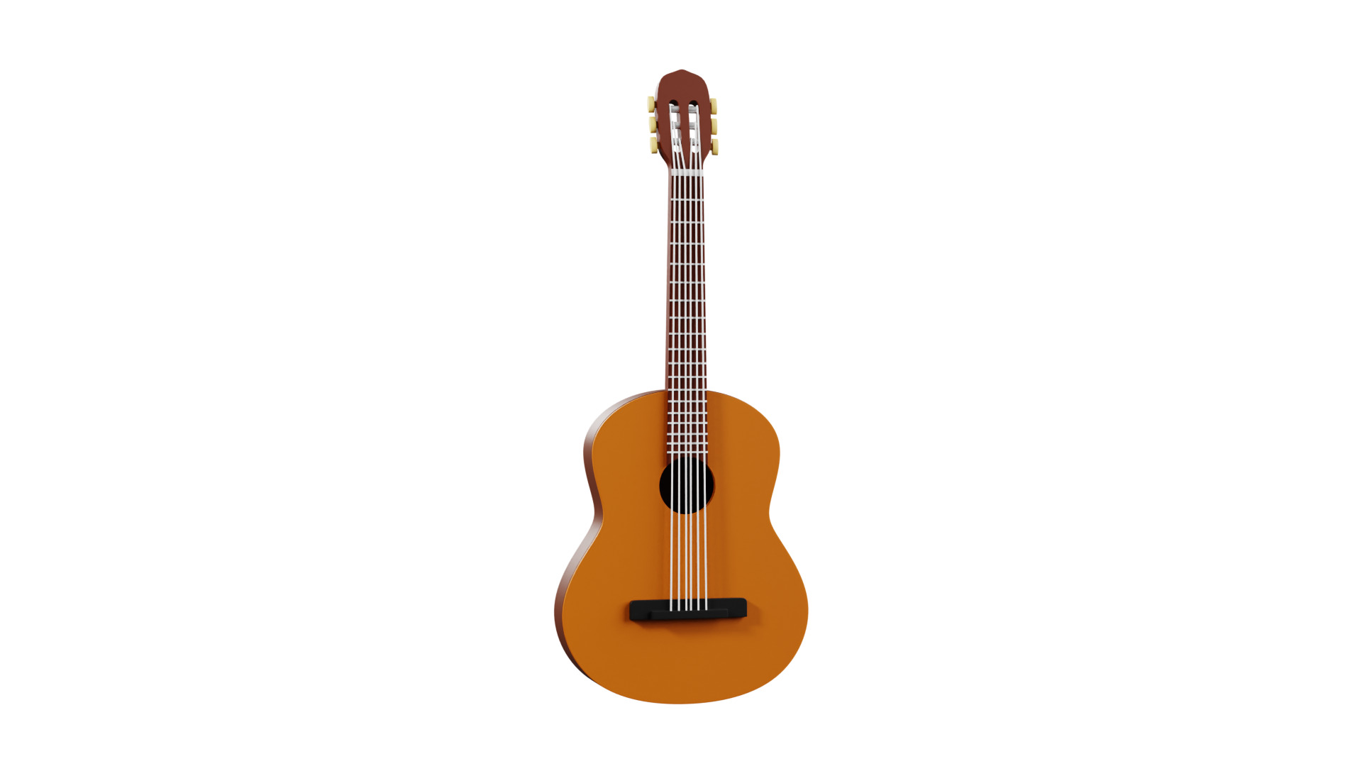 3d Guitar 3D model_3