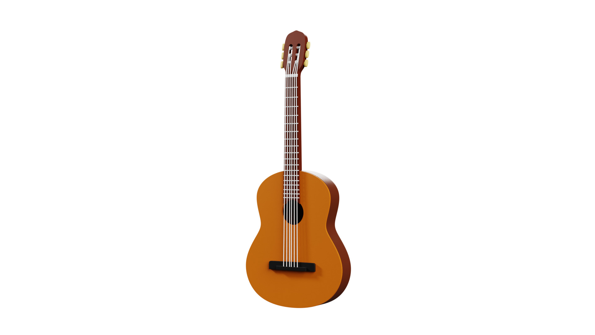 3d Guitar 3D model_6