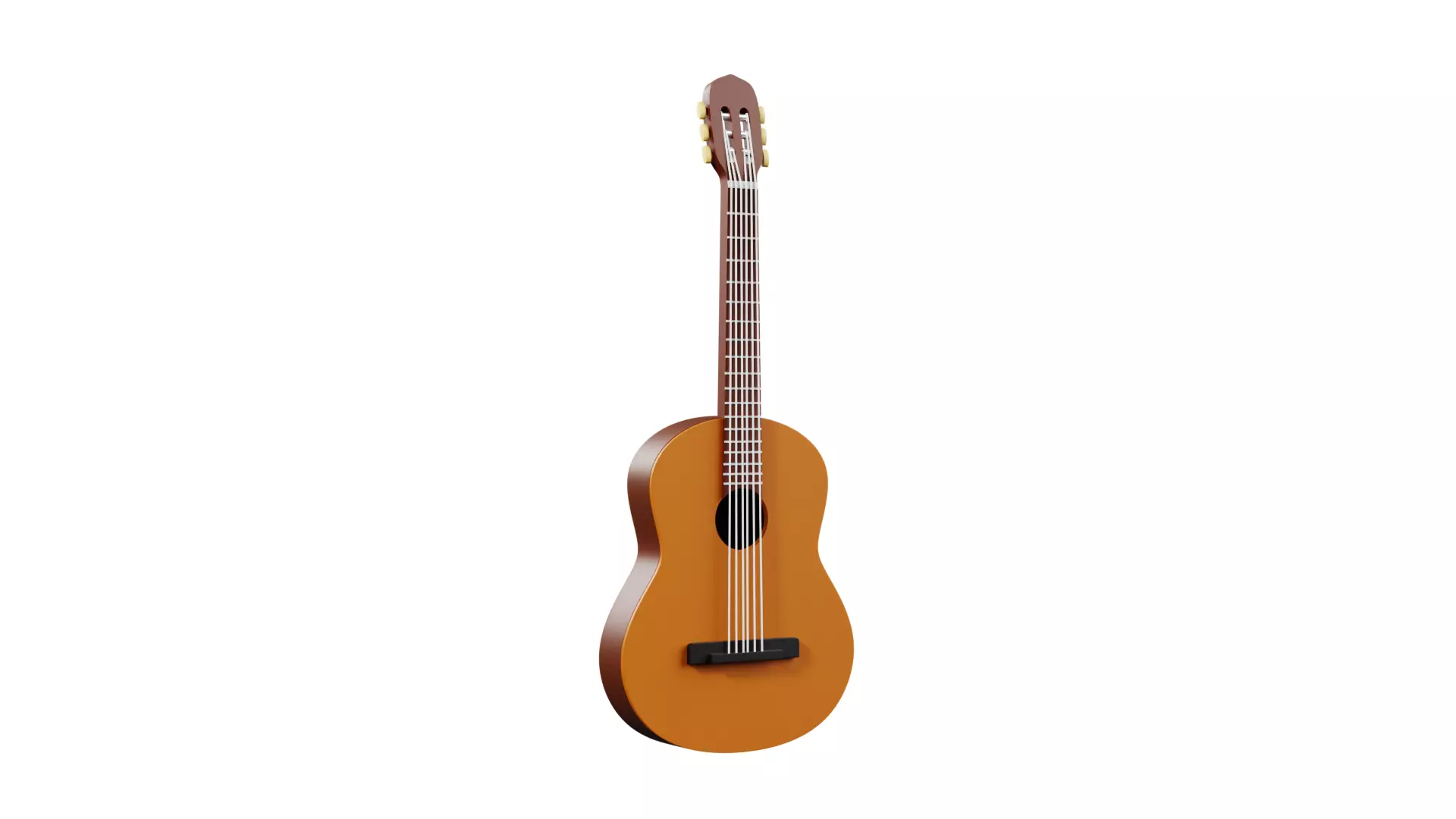 3d Guitar 3D model_0