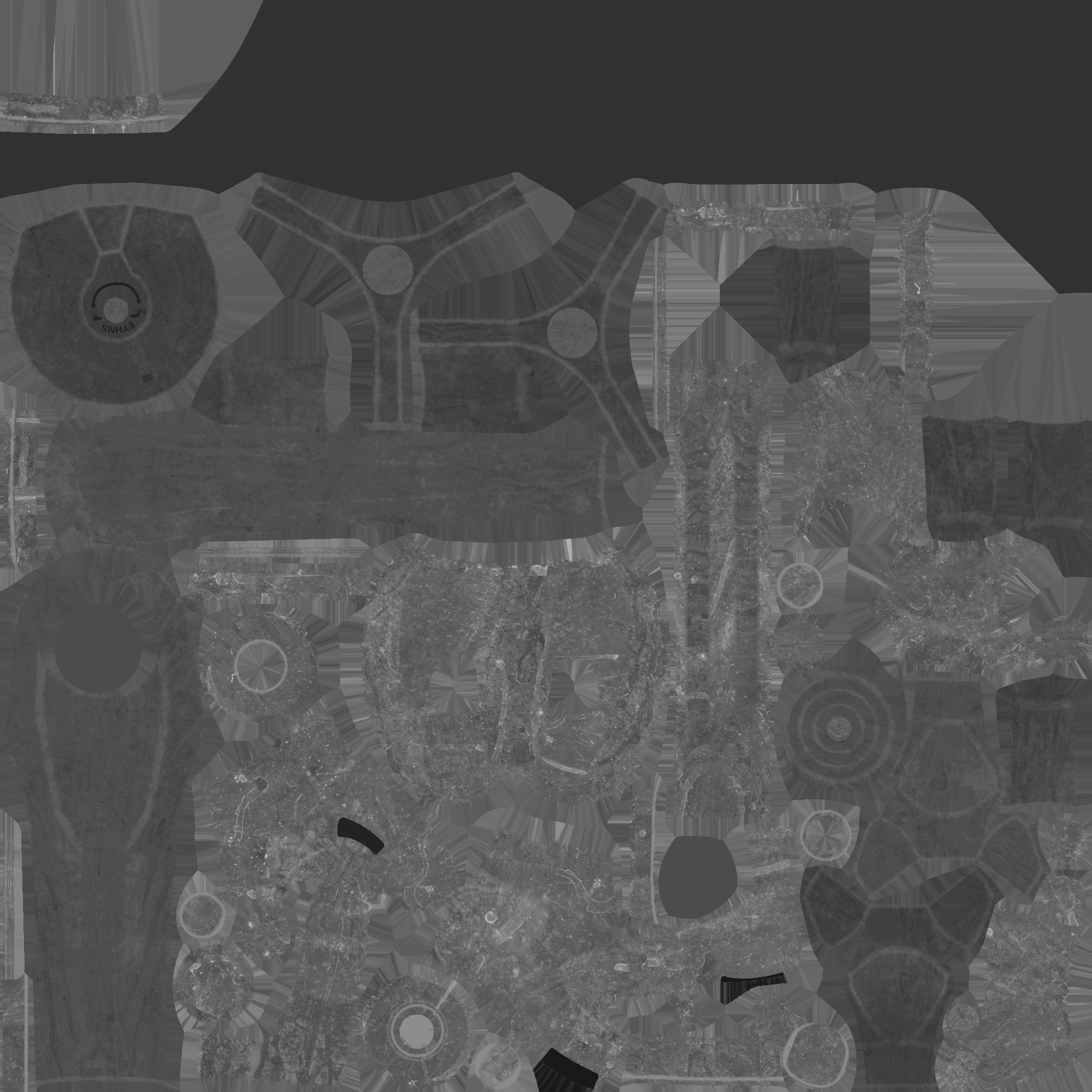 Low-Poly Japanese Shower Faucet Set Low-poly 3D model_20