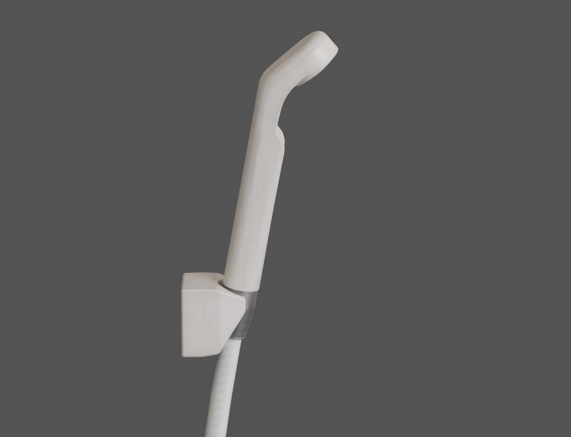 Low-Poly Japanese Shower Faucet Set Low-poly 3D model_11