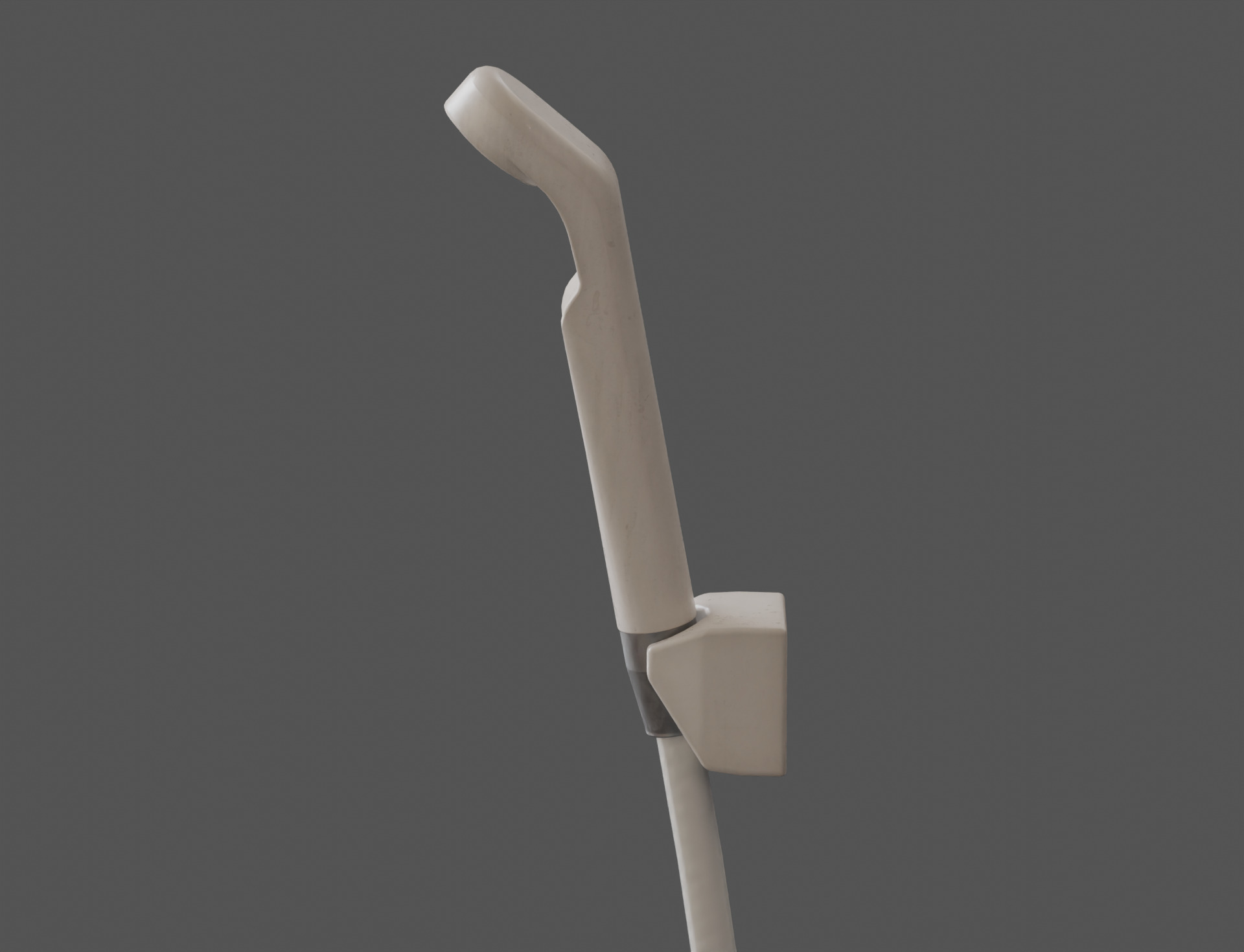 Low-Poly Japanese Shower Faucet Set Low-poly 3D model_10