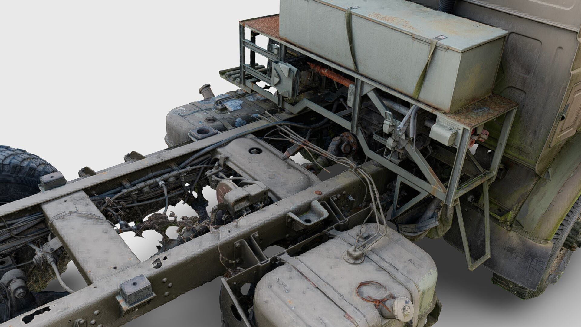 Wrecks of military vehicles - package 01 3D model_18