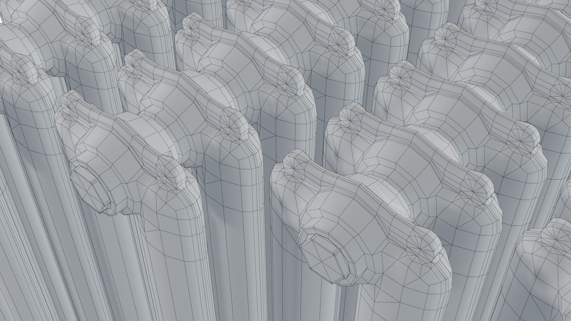 Epoca Cast Iron Radiator 2C Collection 3D model_7