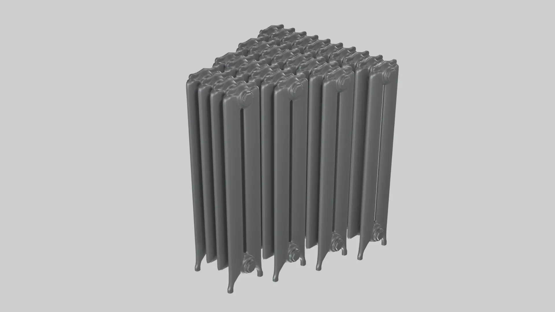 Epoca Cast Iron Radiator 2C Collection 3D model_0