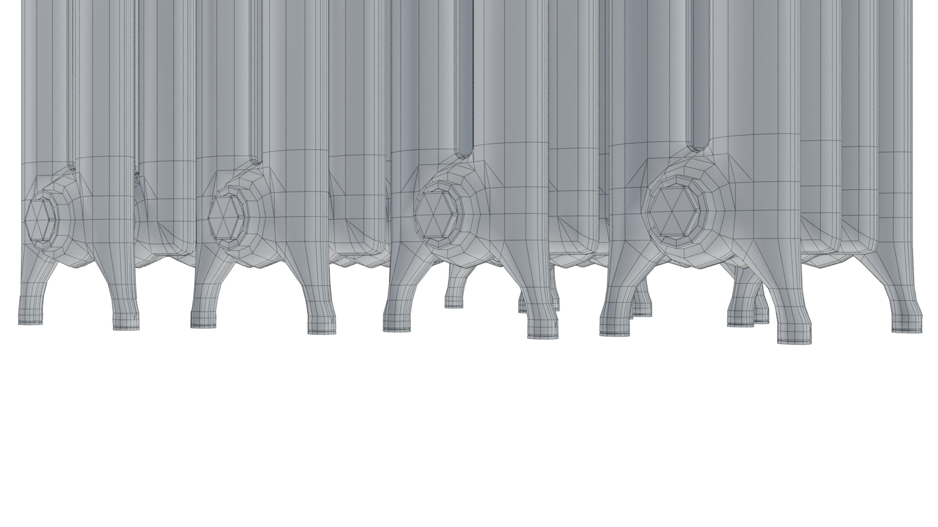 Epoca Cast Iron Radiator 2C Collection 3D model_8