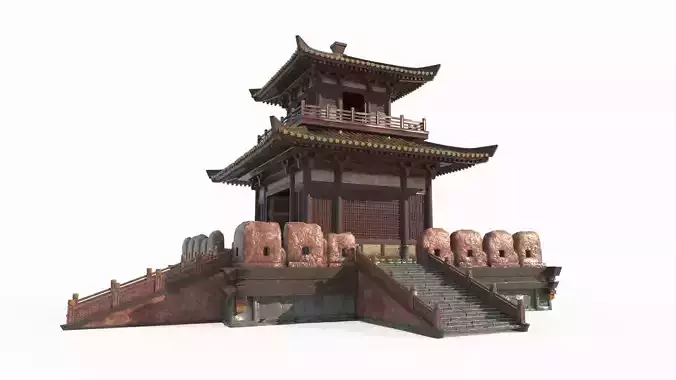 Attic of Asian Ancient Architecture