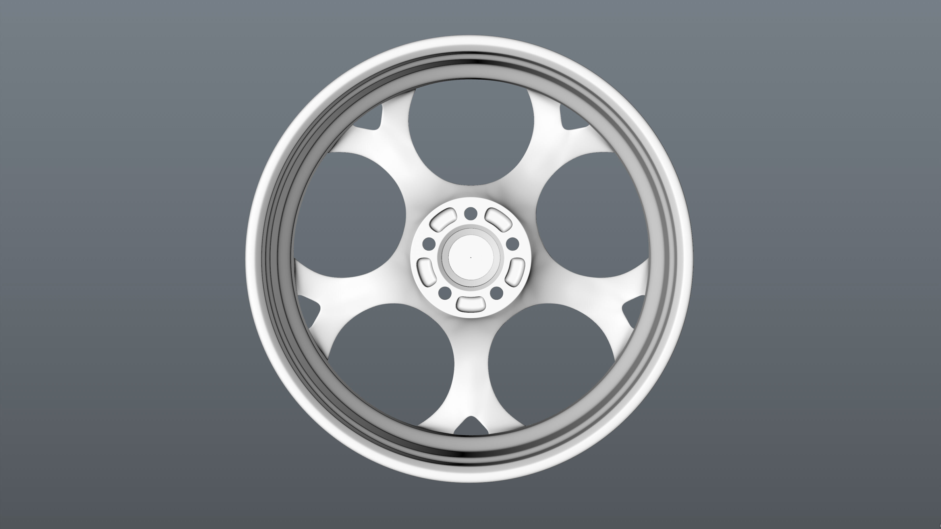 Alfa Romeo Giulia rim Low-poly 3D model_17