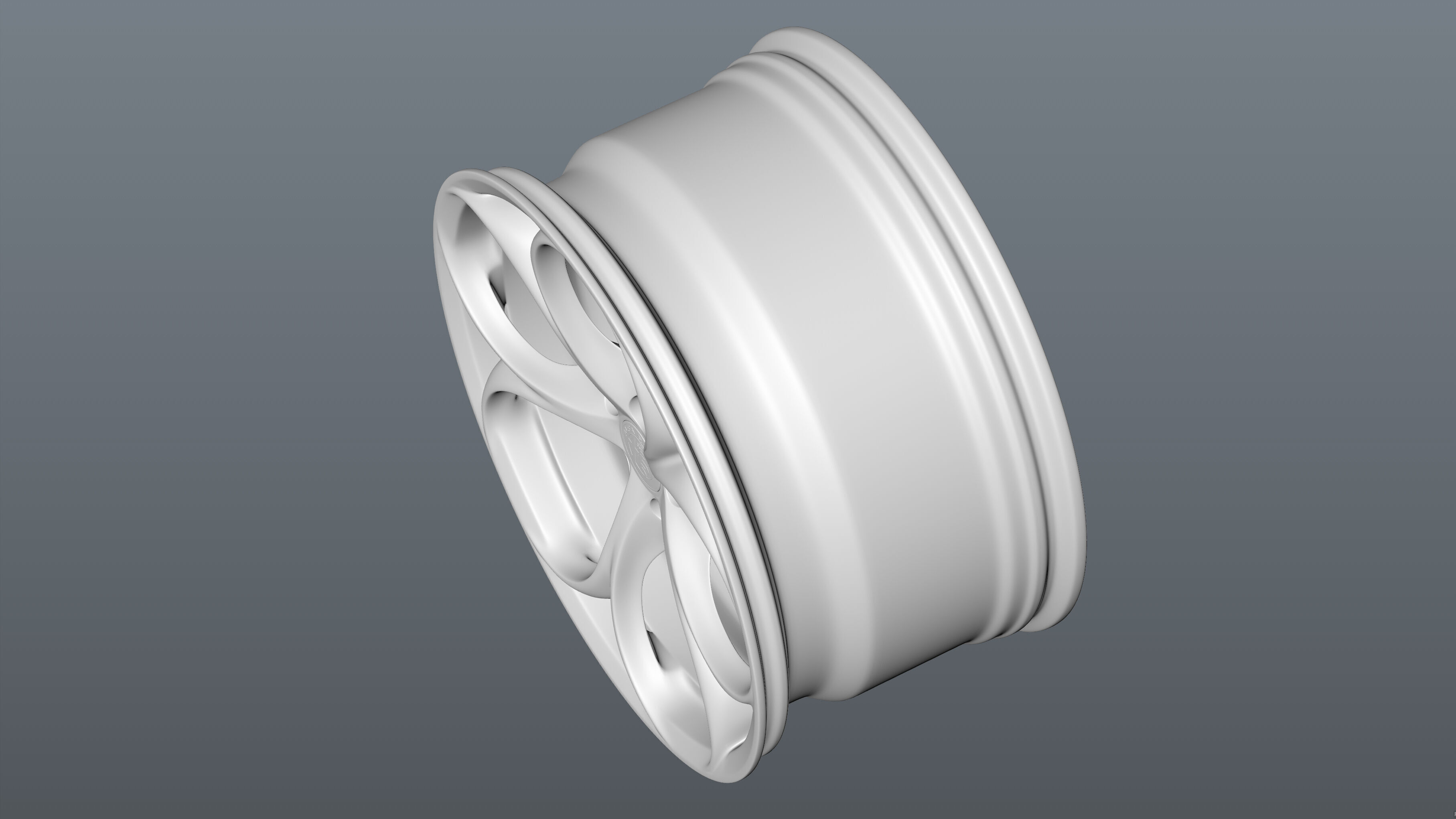 Alfa Romeo Giulia rim Low-poly 3D model_18