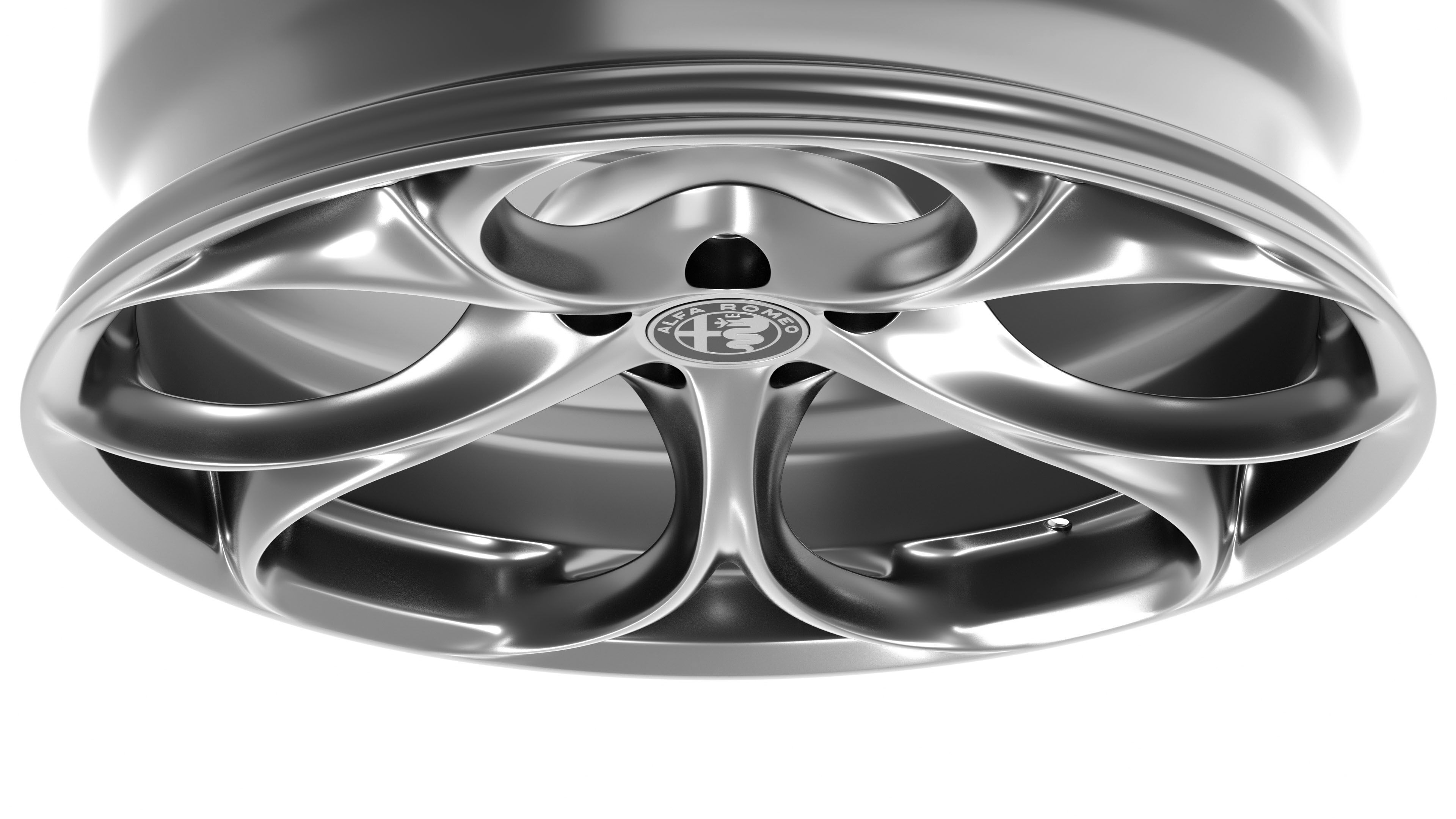 Alfa Romeo Giulia rim Low-poly 3D model_10