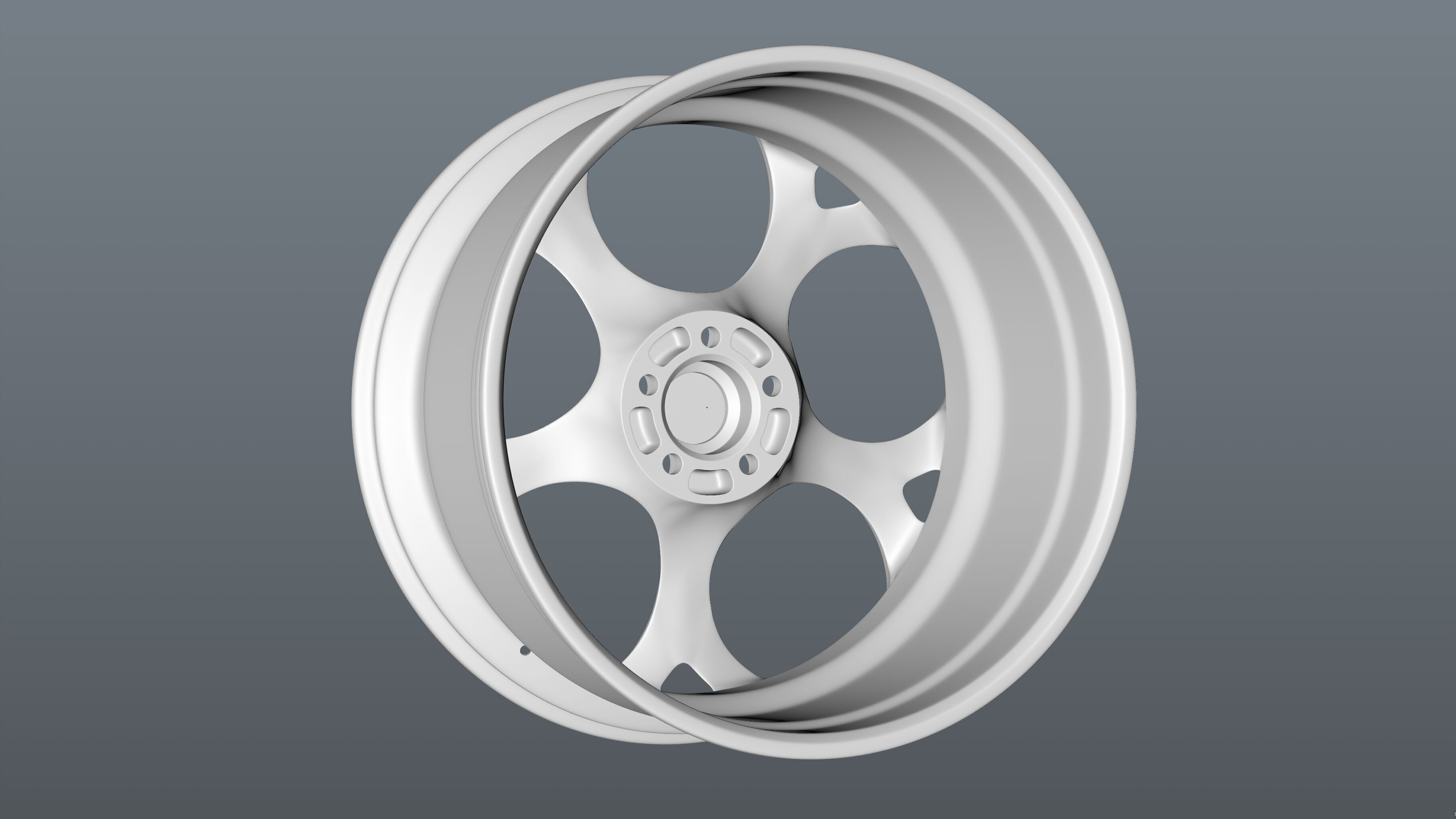 Alfa Romeo Giulia rim Low-poly 3D model_16