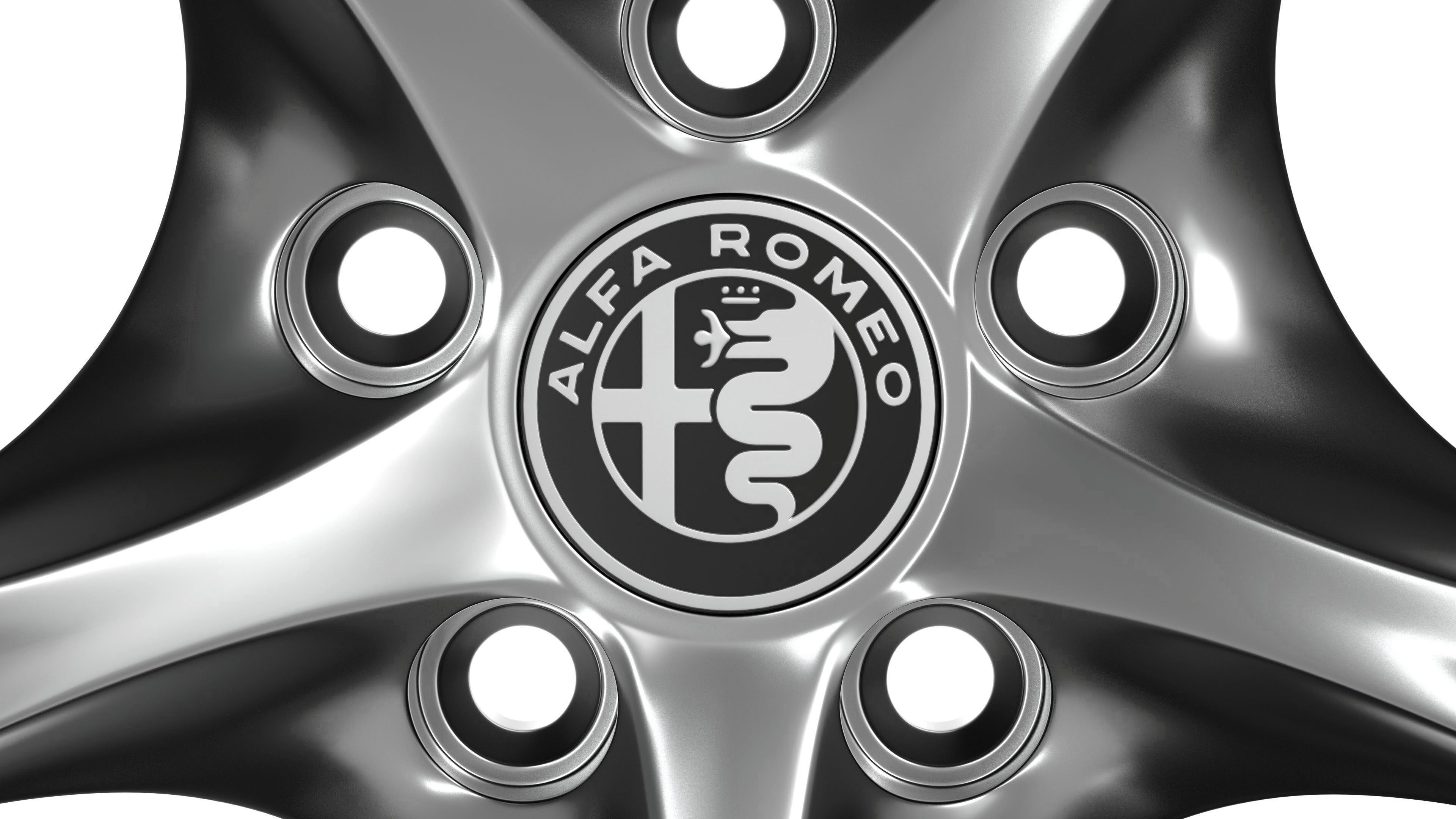 Alfa Romeo Giulia rim Low-poly 3D model_8