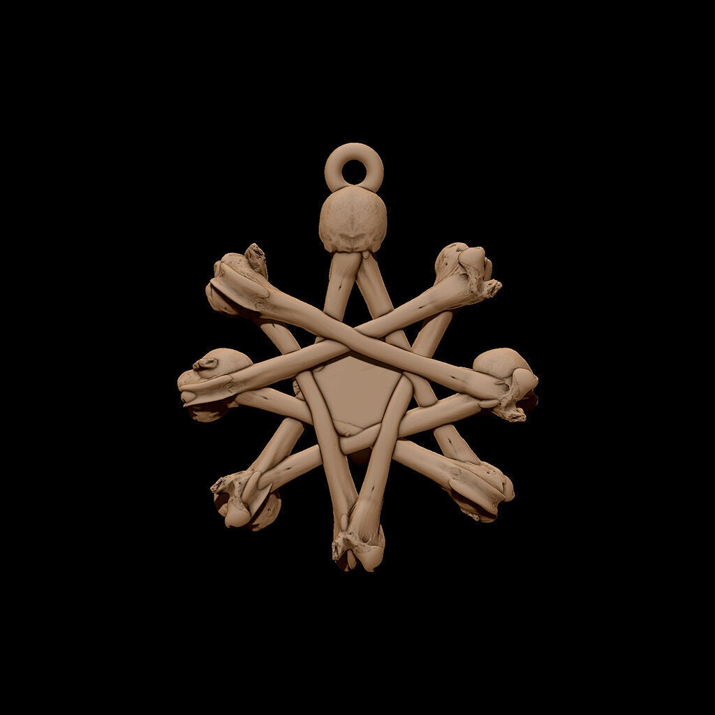 Star of Baal  3D print model_5