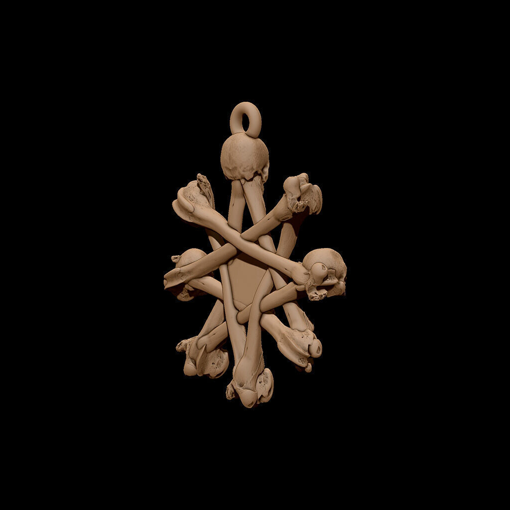 Star of Baal  3D print model_6