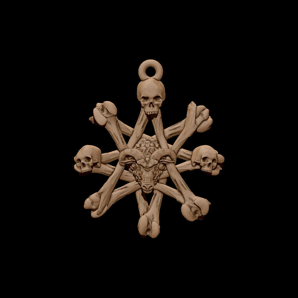 Star of Baal  3D print model_1