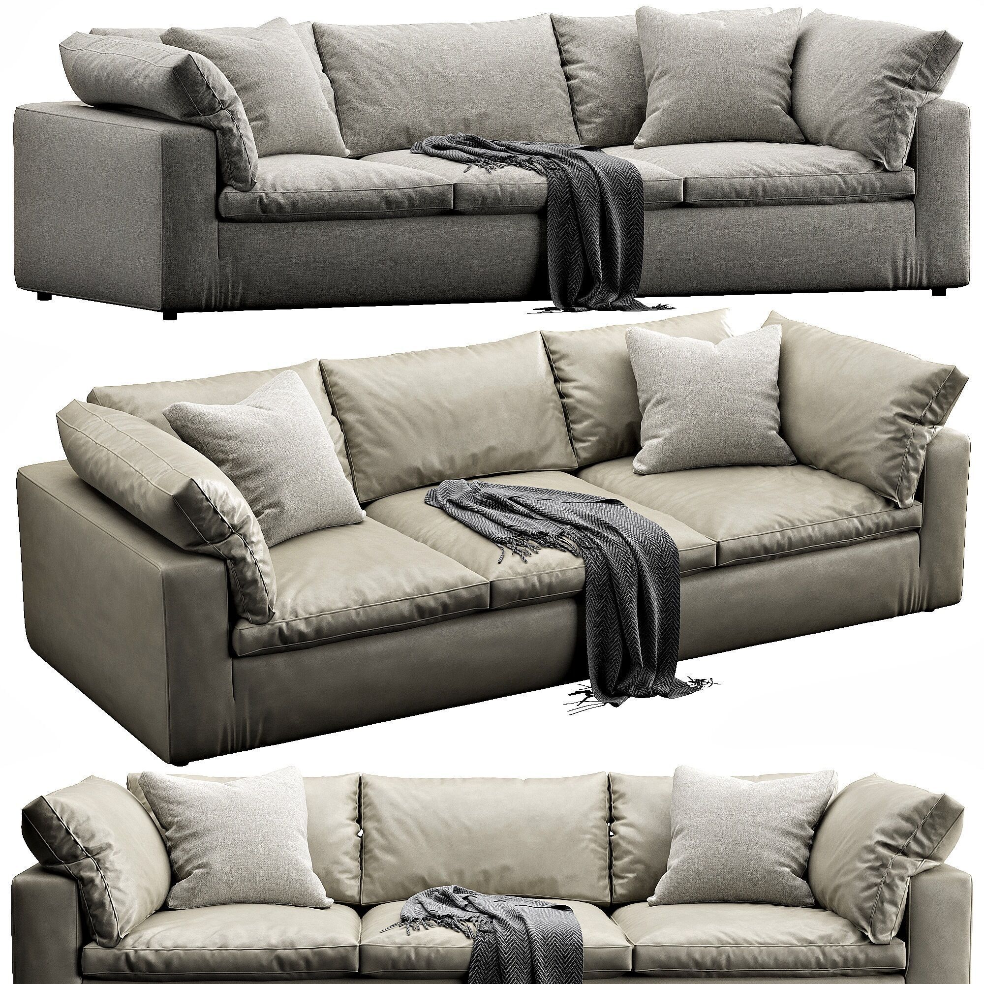 Restoration Hardware Cloud 3D model_4