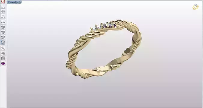 Minimal Stackable David Yurman Ring