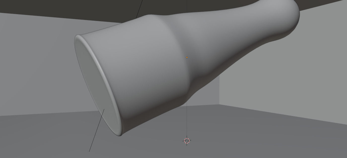 3d flashlight model Low-poly 3D model_1